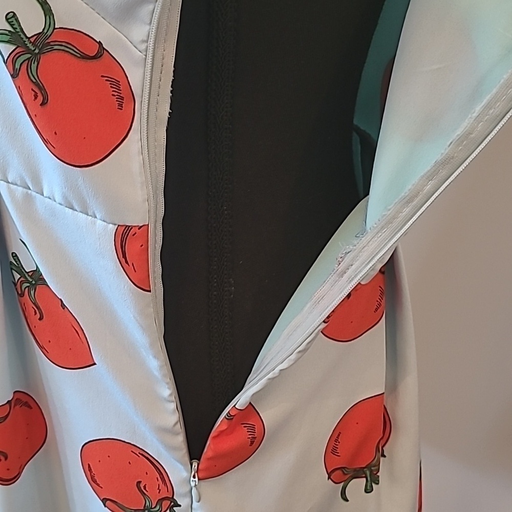 COMPAÑIA FANTASTICA Tomato Collection Lined Sundress, Designed in Spain - Picture 11 of 16
